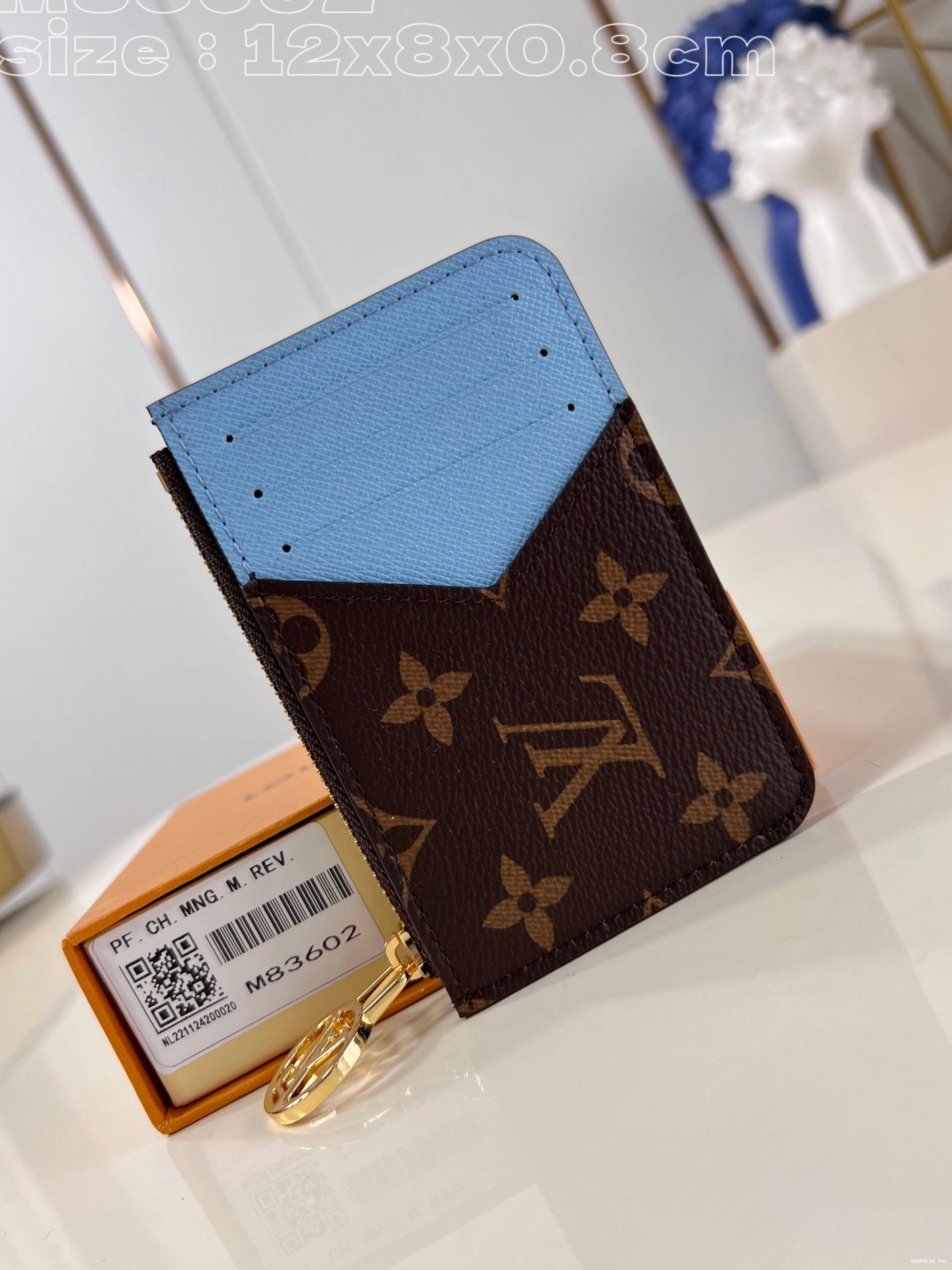 WIS VUITTON Card LOUIS Holder-12*8*0.8cm Romy 1015